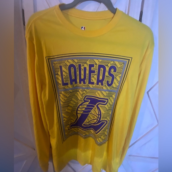 Mens Laker Basketball Dri Fit long sleeve shirt_Medium - Picture 3 of 6